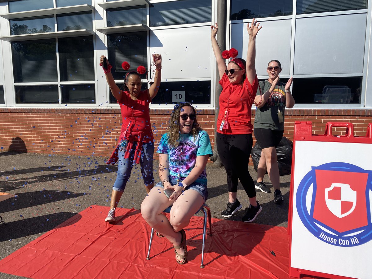 Trevvett_Elem's tweet photo. BIG news!  Today we revealed our  House System!  At Trevvett "Tigers Roar In Every Language," so our six houses are named for "tiger" in our top 6 languages.  Today we sorted staff and we look forward to sorting students next school year! Thank you @henricogives! https://t.co/zJJei6gWnQ