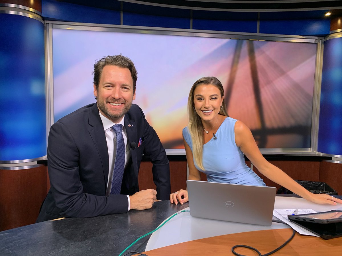 JoeCunninghamSC's tweet photo. Joined @_nataliespala at @ABCNews4 this morning to talk about our big victory last night. The general election isn’t about D vs. R. It’s about the future vs. the past. New vs. old. New ideas vs. no ideas. Progress vs. more of the same. 

Time to get to work! https://t.co/LDt1BLF6nj