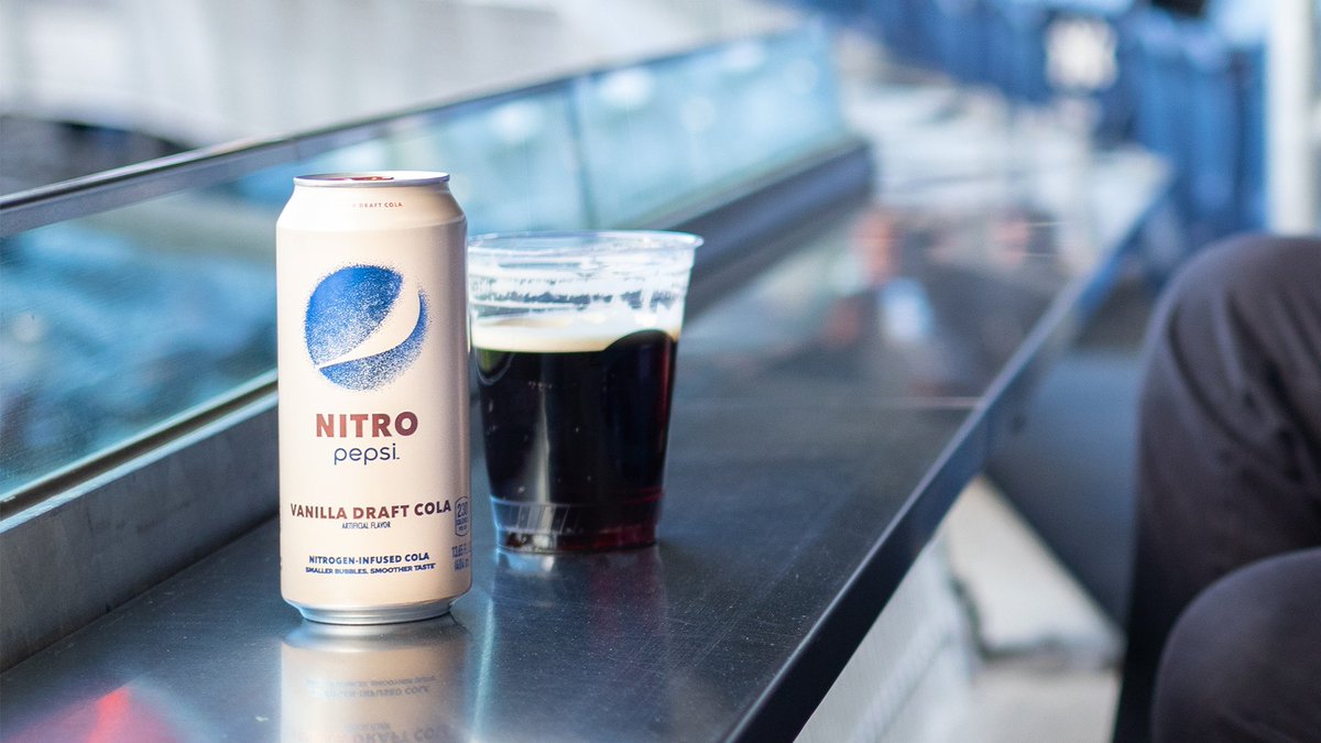 pepsi's tweet photo. Pour hard and drink easy 🤙 #NitroPepsi https://t.co/cI1dfKemnO