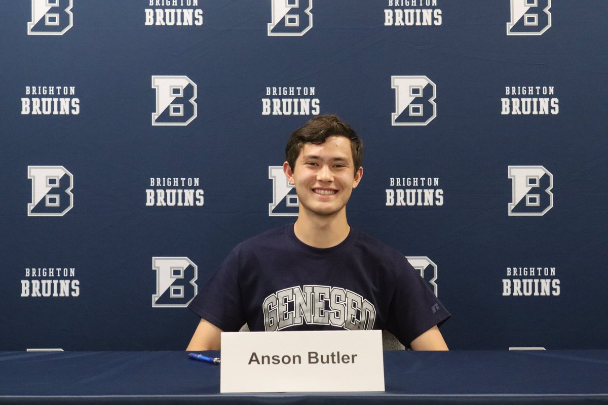 BrightonBelieve's tweet photo. Brighton High School celebrated 10 student-athletes committing to play NCAA athletics next year.
Patrick Sharp, @AlleghenyXCTF 🏃‍♂️
Kiara Anglin, @Nazareth_WBB 🏀
Anson Butler, @SUNYGBelieve 🏃‍♂️
Cal Oberst, @GeneseoKnights 🥍 https://t.co/JNfknUatFZ