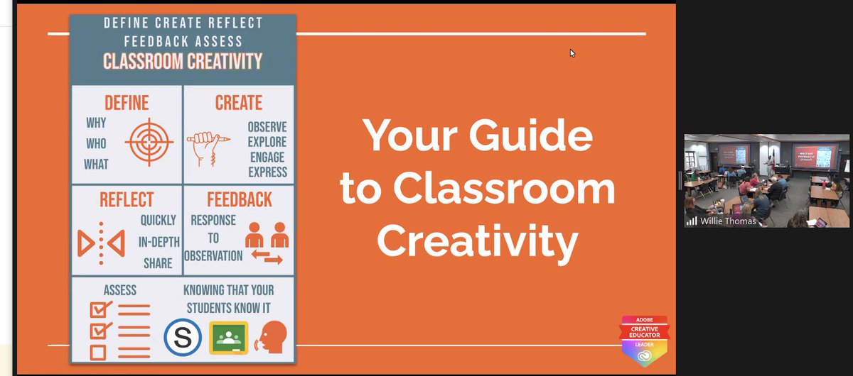 JJ_Burry's tweet image. Thank you @wilthomas3 for sharing with us how to create a creative classroom culture! #R12TransformED #Teacher