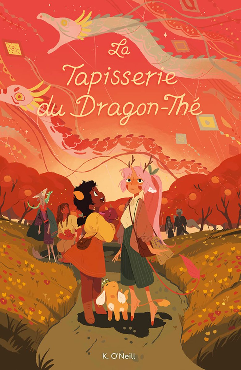 [#litteraturejeunesse] La tapisserie du dragon-thé de Kay O'Neill chez Bliss Edition. Greta s'inquiète pour Ginseng qui peine à faire son deuil et Minette se pose des questions sur qui elle est, qui elle était, qui elle sera... 

monfilsenrose.com/portfolio/la-t…