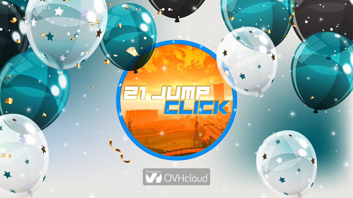 21JumpClick's tweet image. 2 ans... déjà !!

Merci à toute la communauté 21 de nous soutenir et de participer à la vie du serveur, et merci à toute l'équipe pour le travail effectué tous les jours❤️

Pour l'occasion, une petite surprise attend les joueurs ce soir à 21h. On se dit donc à tout à l'heure !