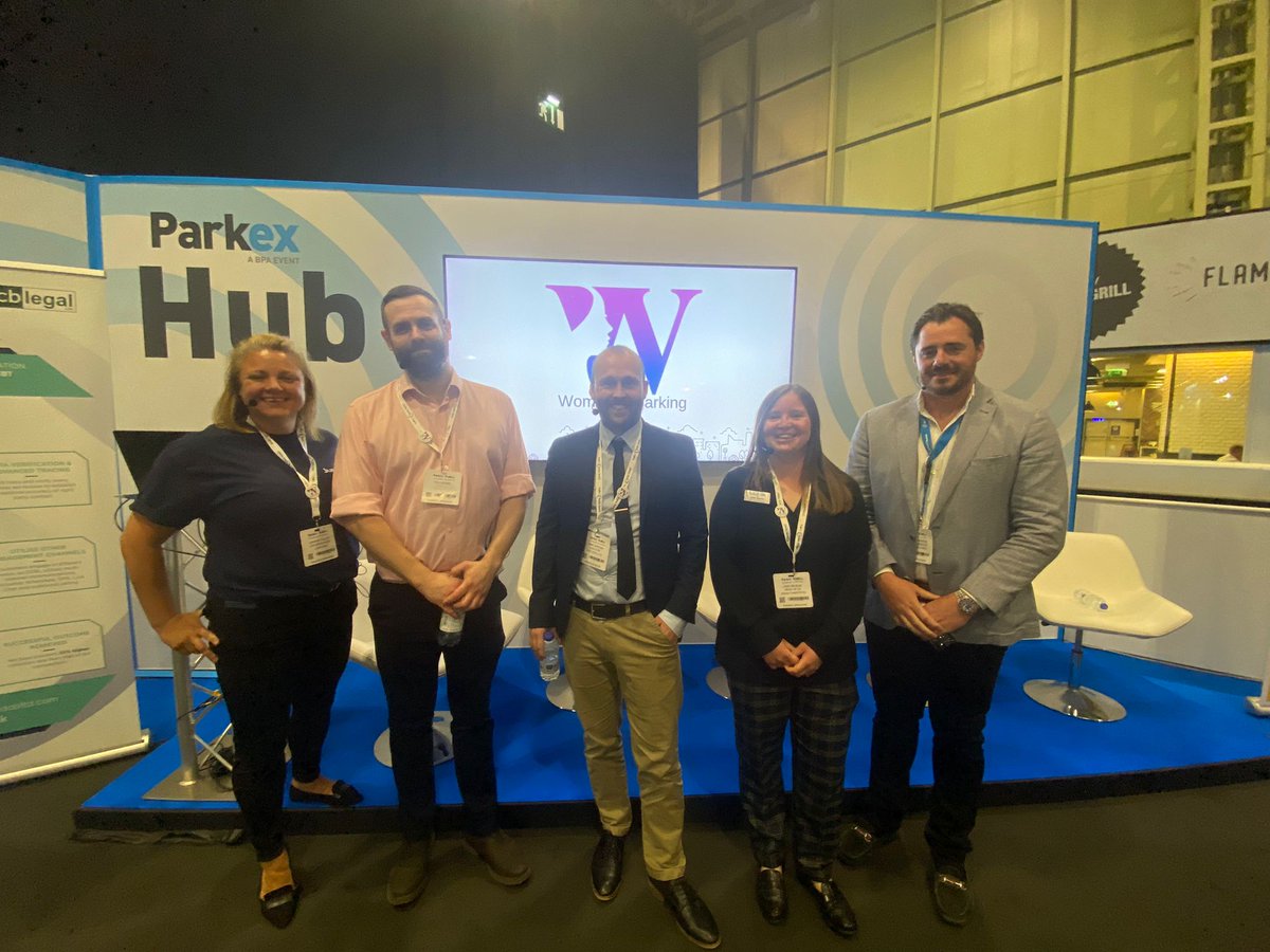 BritishParking's tweet photo. ๐ Thank you to Hannah Fuller, @JustPark Jade Neville @Conduent, Phil Hoare @BarnetCouncil & Russell Simmons, @BallastNedam for an absolutely stellar session on Women In Parking ๐
ฟ๏ธ ๐คฉ Bring on day 3 of #Parkex22 tomorrow!
#BPAEvent #BeyondParking #Parking #WhatWeDomatters https://t.co/iQdCk5ERgT