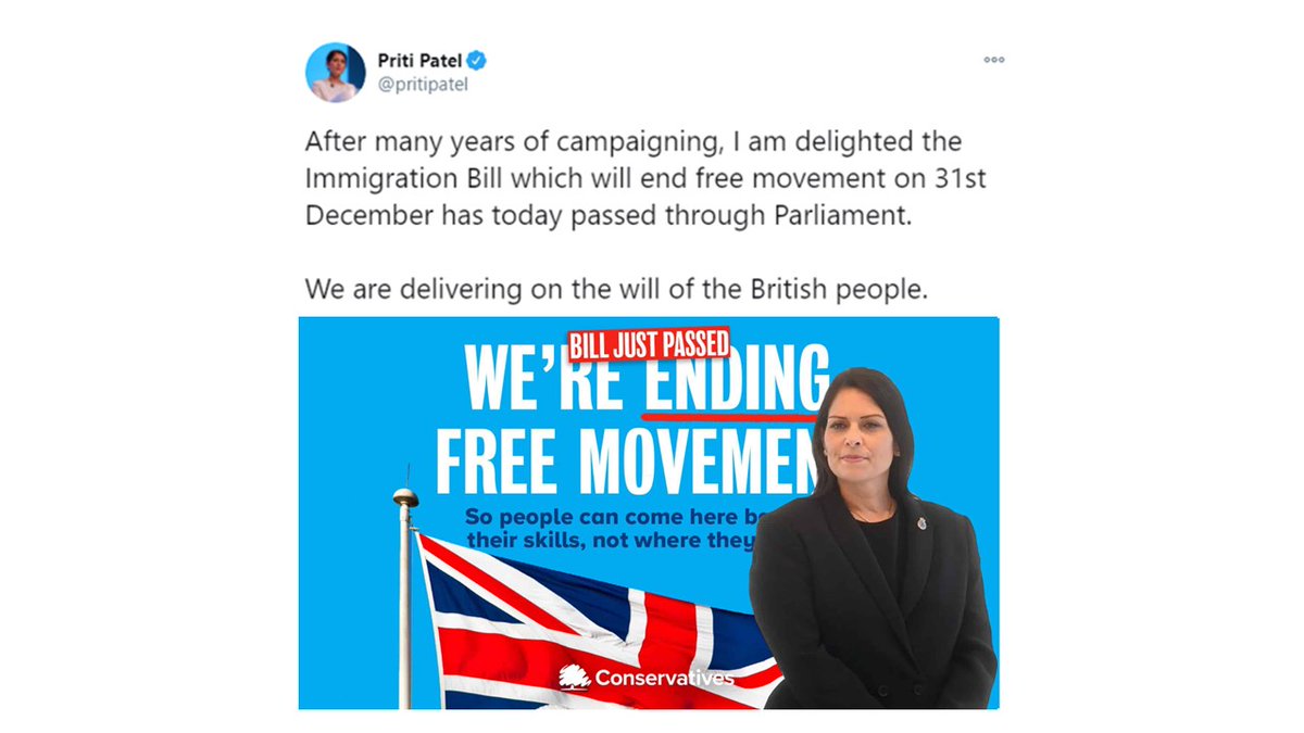 MikeDLondon's tweet image. Remember how pleased the vile Patel was when she removed our right to freedom of movement...next stop - removing our human rights.

A better destination - get the Tory scum out.

#patelout #johnsonout #toriesout