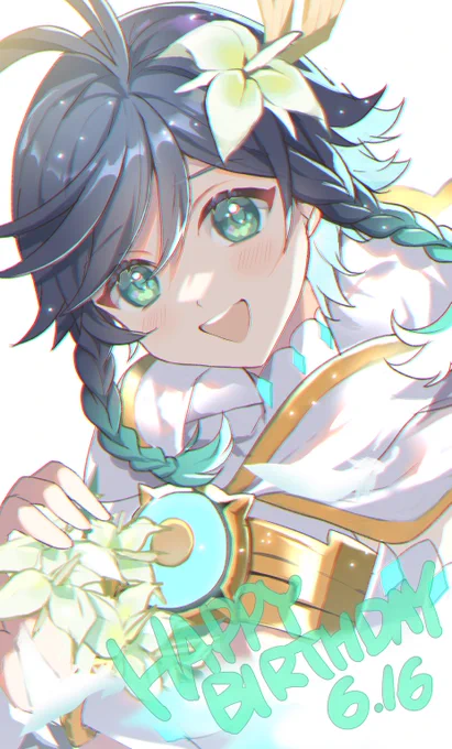 #ウェンティ生誕祭2022 #genshinimpact #venti
お誕生日おめでとう!!今年もずっと大好きです!! 
