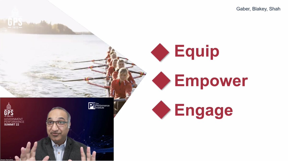 PerformanceInst's tweet photo. #MainStagePanel "Having #continuouslearning and #improvement as part of your organization's DNA will lessen the challenges and barriers when you embark on new improvement efforts" 🧩🧩

We couldn't agree more, Rizwan @ENERGY!

#GPS22 #GovEducation #GovPerformance https://t.co/OmUWcto4vi