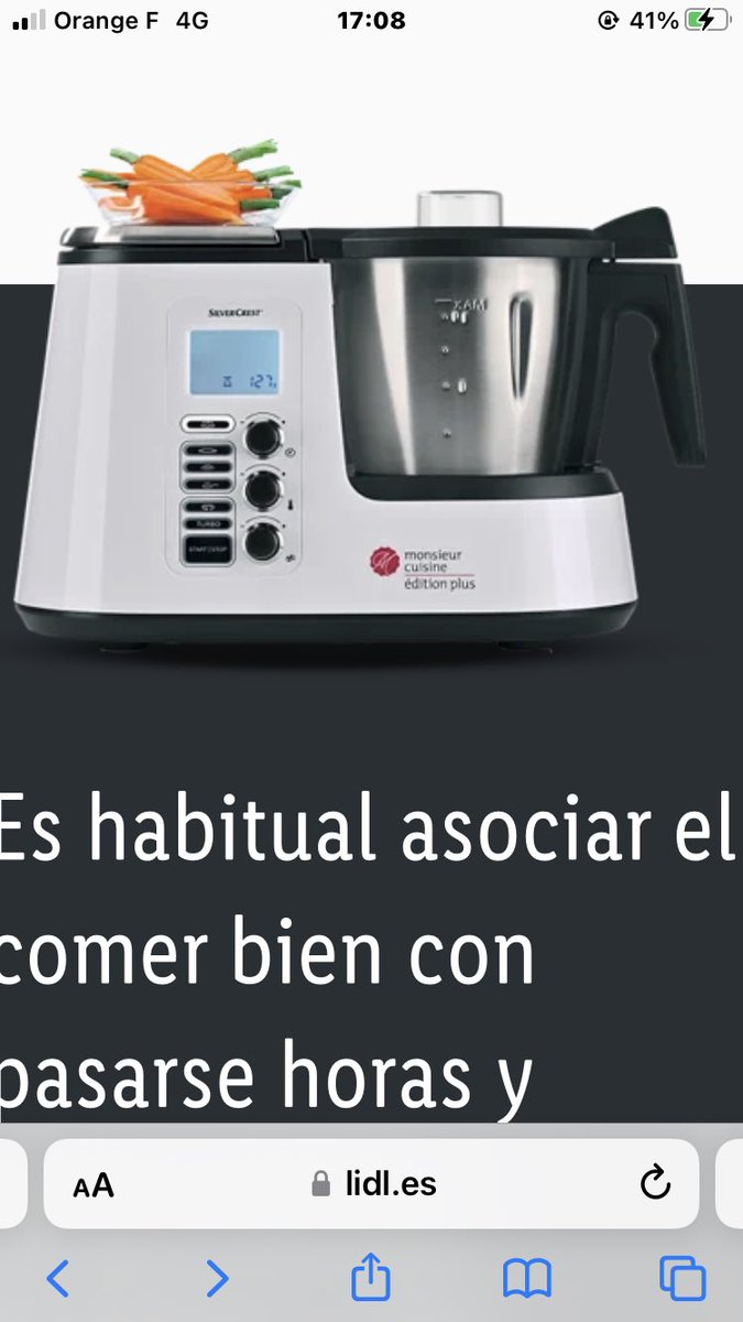 veracataca's tweet photo. @lidl_ireland hi there, can you confirm if Ireland will get the “Monsier Cousine” edition plus silvercrest brand ? I am off in France and I saw them in Toulouse. https://t.co/tz1PR5XWNi