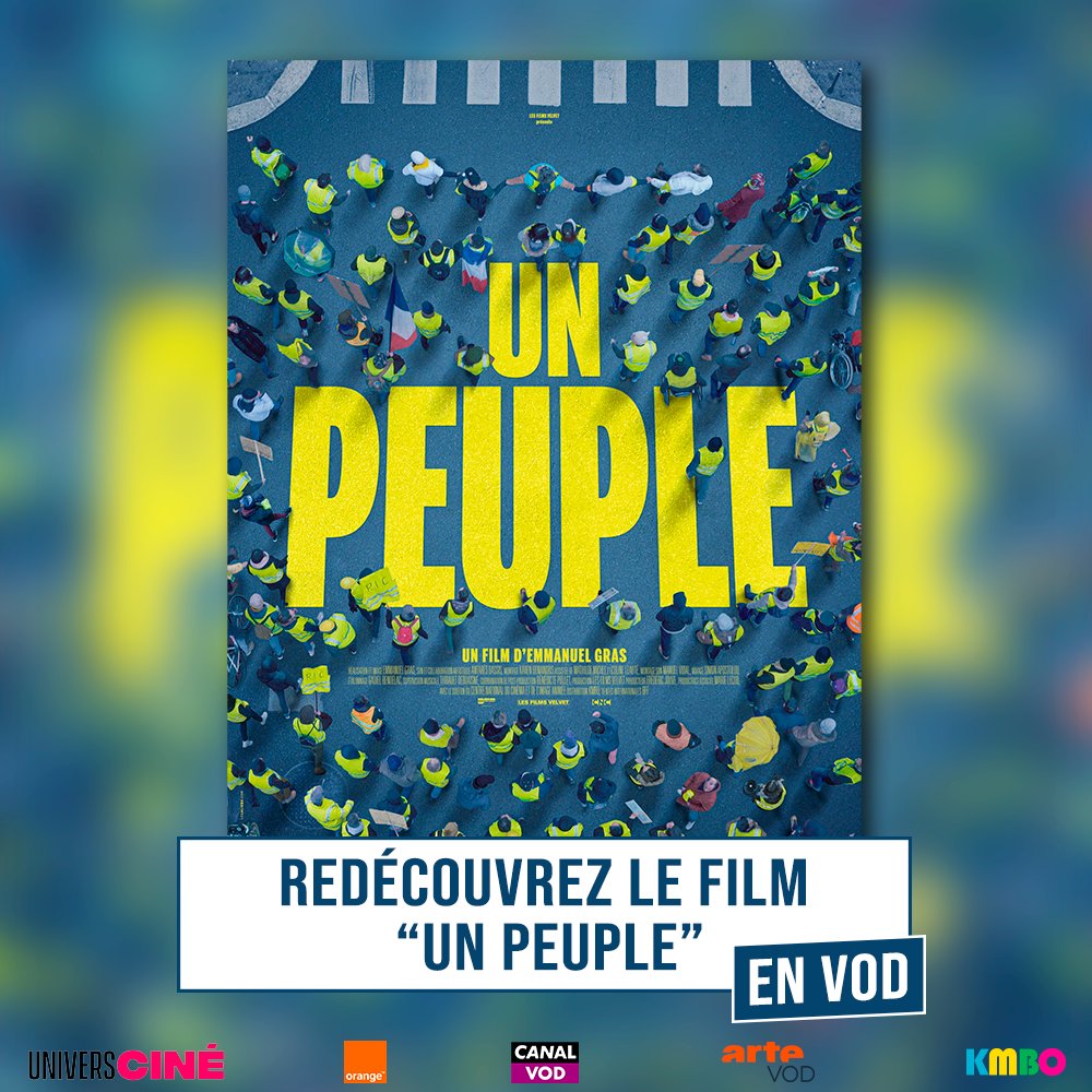 PeupleFilm's tweet image. DISPONIBLE DÈS MAINTENANT EN VOD ! ✊💛

(Re)découvrez ce documentaire bouleversant sur les Gilets jaunes ! 


🎟️À retrouver en VOD sur @UniversCine pour 4,99€ 👉  bit.ly/3Ol3CcB

@salomesaque @NnoMan1 @FilmsVelvet @LaGD_cine