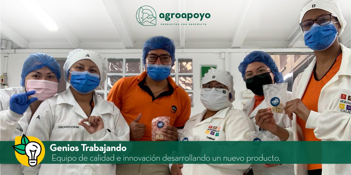 AgroapoyoEc's tweet photo. Nuestro compromiso y ánimo de crecer para brindar siempre lo mejor de nosotros nos mantienen innovando.
Actualmente el equipo de Calidad e Innovación está desarrollando un nuevo producto. 
¡Espéralo…, TE SORPRENDERÁ! https://t.co/YwCrk25MRh