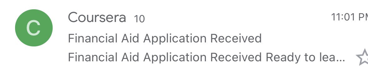 heypamzip's tweet photo. Completed Course 1 of 7 of @Google's UX Design certification in @coursera and realized that I needed to apply for financial aid on EVERY course 😆 So now I have to wait for two weeks before continuing on to Course 2—fingers crossed I get approved! 🤞🏼 https://t.co/klZ09soACV