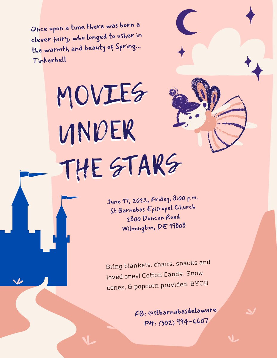 StBarnabasDel's tweet photo. Please join us for movie night this coming Friday night June 17th at 8 p.m. https://t.co/I37qXgpLLa