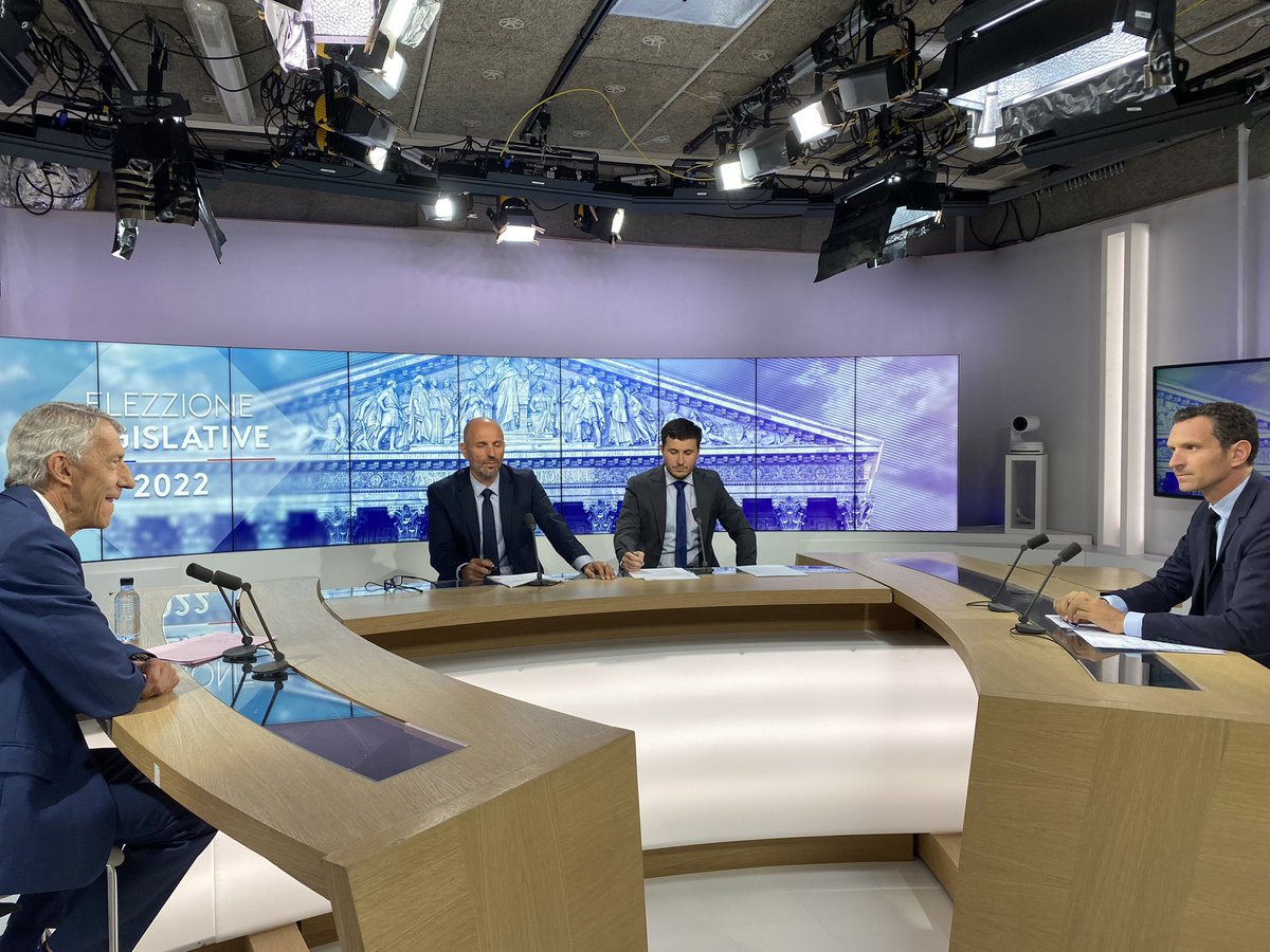 Seguitate sta sera à partesi di 8o50  nant'a <a href="/FTViaStella/">France 3 Corse</a> u nostru dibattitu di u secondu giru di l'elezzione legislative.
#FàPopuluInseme.