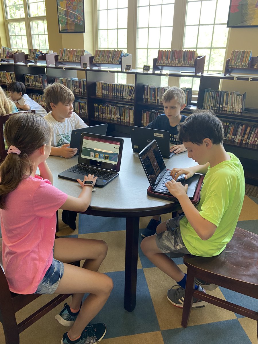 dateritc's tweet photo. Busy week for 4th Graders at Dater School:
-Mr. Jeff visits from the Ramsey Public Library to talk about the summer reading program.
-5th graders visit to answer questions and give advice about the transition from 4th to 5th grade.
-Students explore Sora (ebook/audiobook) program https://t.co/t1pU68rvNm
