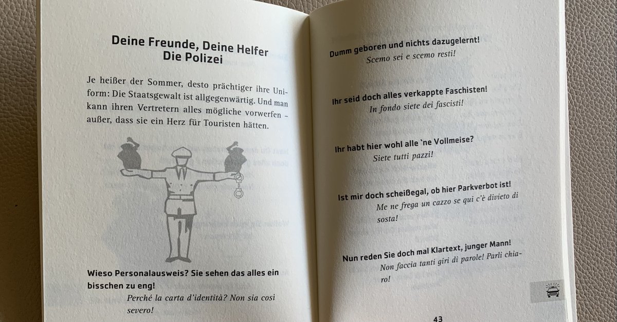 HumboldHorrold's tweet photo. Vorbereitung auf den Urlaub. Der handliche Sprachguide von 2006. So kommt man durch Sizilien gut durch. https://t.co/GS2gBmKhta