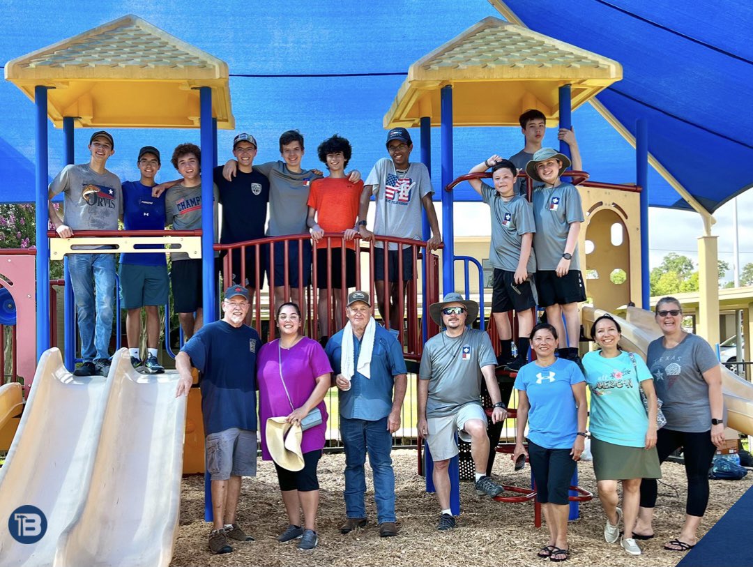 HouToolBank's tweet photo. Check out this picture of Troop 478! They recently used our #bluetools to complete a project for a church's daycare center. If youβre interested in borrowing tools for the first time for your next day of service, head over to this page: https://t.co/AubPLeWZ5y #HoustonToolBank https://t.co/TnKpZgXX8c