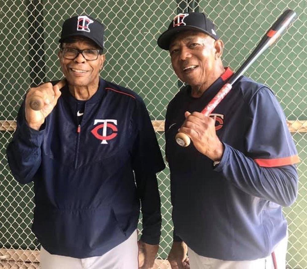 cabara's tweet photo. Think about this #baseball fans: @TonyOliva6 and @RodCarew_29 were roommates on @Twins. Between them they have, 10 batting titles, 2 rookies of year, 26 All-Star Games, 1 MVP, 1 Gold Glove and 2 @baseballhall. Do you think they talked hitting? #mlb #hecouldhit #WinTwins https://t.co/HACPh4fJNX