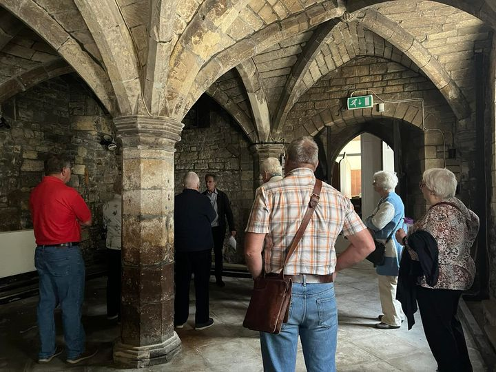 As we come to the end of our first phase of the project, we welcomed the Spirit of Sutterby group for a walking talk with Mark Gardiner, Building Archaeologist &amp; part of the project team.
He talked us through how to decipher architecture in evidence &amp; the medieval phases.