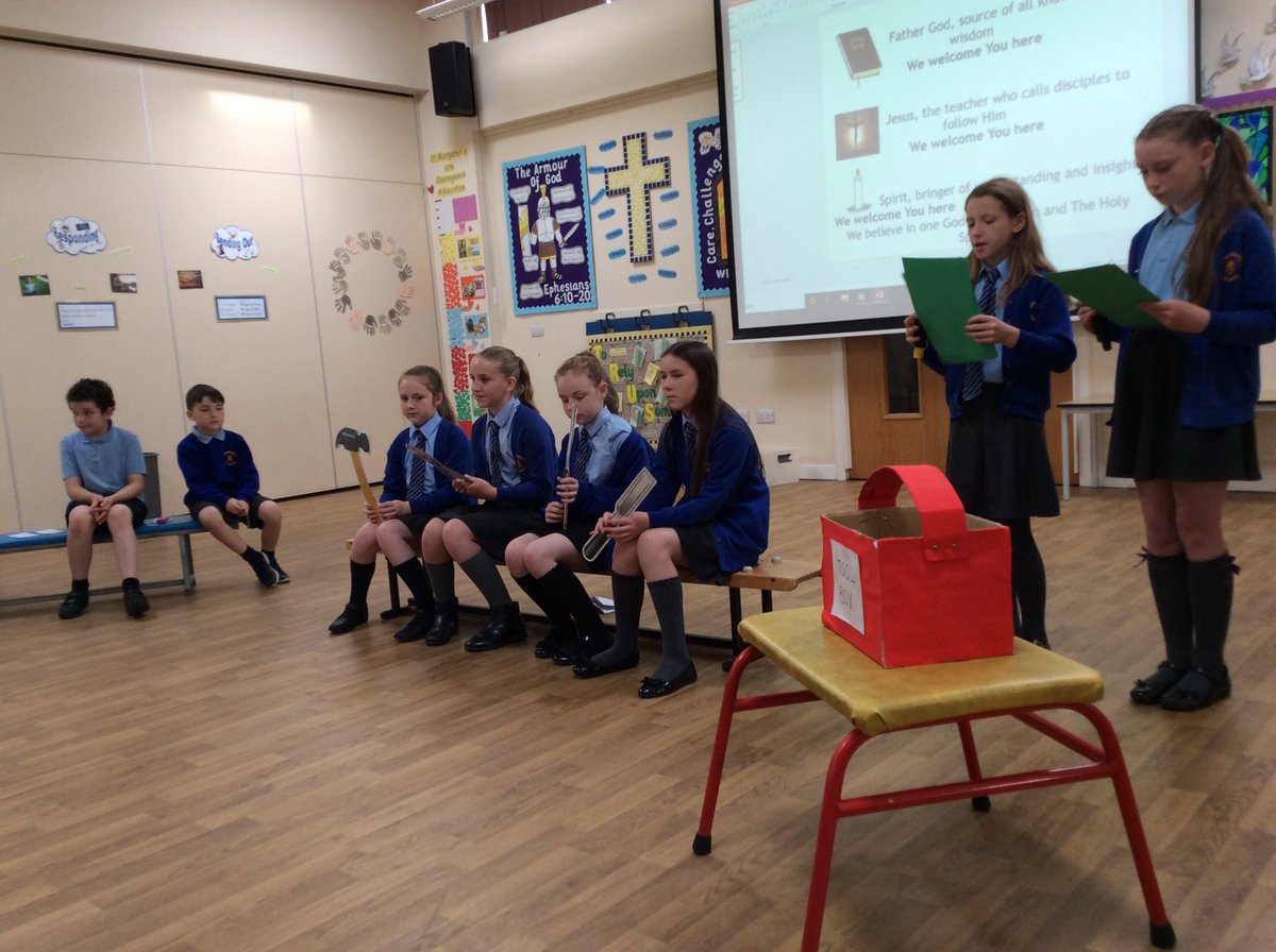The Worship Council Team presented an assembly to KS1 and KS2 children, sharing God’s message that we are all unique and should share our talents for the greater good of others. <a href="/livdioceseed/">@LivDioceseEd</a> <a href="/OrfordMargaret/">St Margaret, Orford</a>
