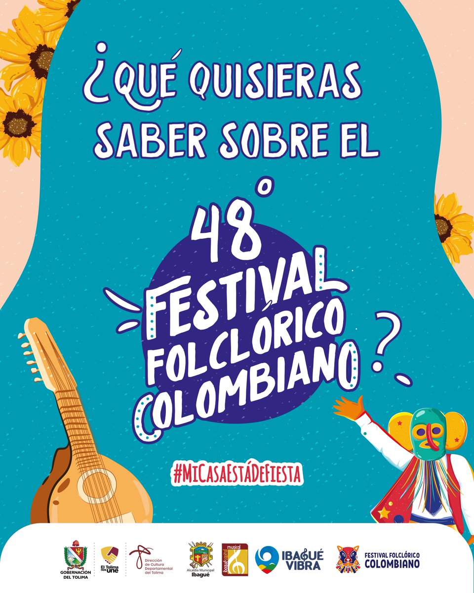 CulturaTol's tweet photo. #AbroHilo para las preguntas sobre el Festival que reúne todo el folclor de Colombia 🇨🇴✨

¿Tú qué quieres saber de esta fiesta? 💬
#MiCasaEstáDeFiesta https://t.co/qUd9eZnhwO