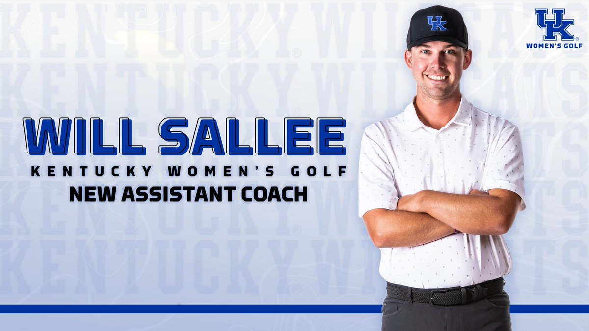 KentuckyWGolf's tweet photo. BBN, please give a warm Wildcat welcome to our new assistant coach! ⛳️😺

🔗 https://t.co/1BDN1rDzgO

We’re excited to have you, @SalleeGolfCoach!! 🎉

#WeAreUK https://t.co/KOsXEo46cl