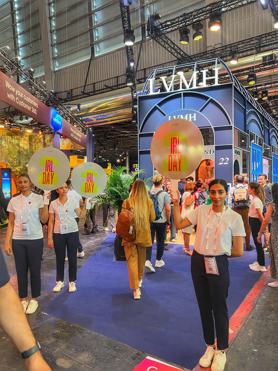 SANDROANDRINE's tweet photo. Good to be IRL again w/ @LVMH #VivaTech #luxury #IRLDay https://t.co/6JNtpL4AJN