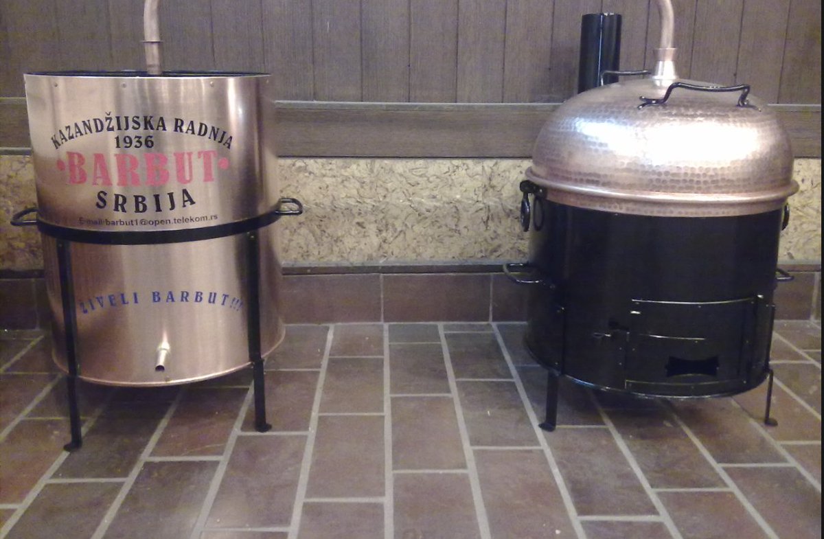 FoodBelgrade's tweet photo. @BluesBBQNY oh, it looks like some "kazan za rakiju" - "kettle for alcohol", alcohol which we in Serbia called "rakija" :) https://t.co/E2JBvVSVfS