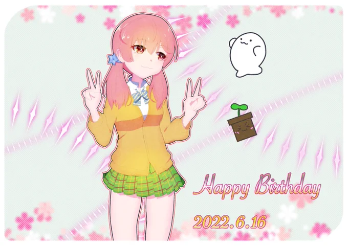 #ふたばあーと
ふーちゃんお誕生日おめでとう!!!!
( ˙꒳​˙ᐢ )ウィッ!!!! 