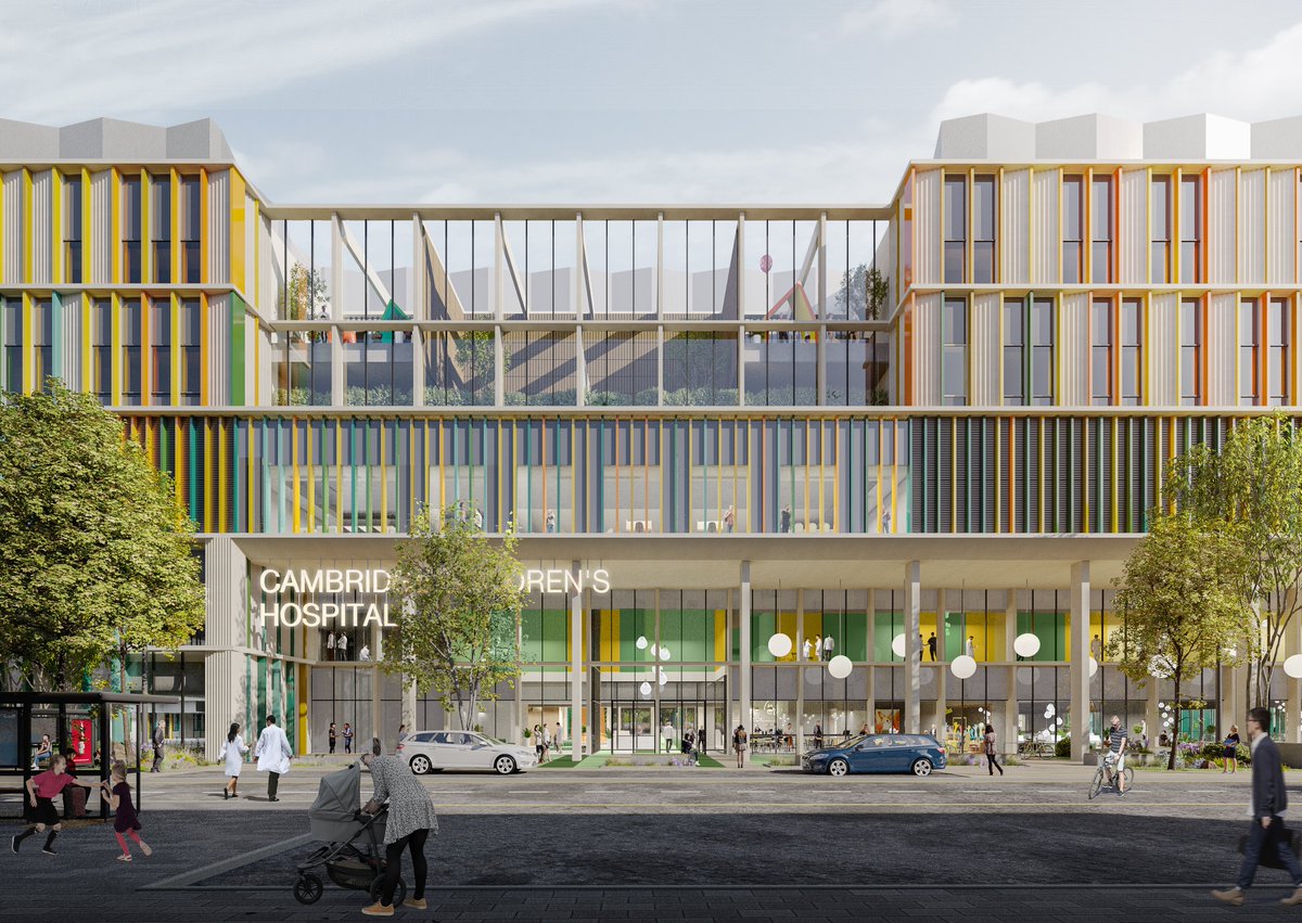 whitearkitekter's tweet photo. 🏆 Highly Commended, Future Healthcare Design 🏆
Designed by @whitearkitekter and @Hawkins_Brown, Cambridge Children's Hospital brings radical change in the model of care for children by integrating physical and mental health, set within a zero carbon vision.
#EHD2022 https://t.co/7ZraPnWrxe