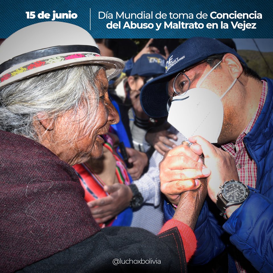 En el Día Mundial de Toma de Conciencia del Abuso y Maltrato en la Vejez, llamamos a unir nuestras voces para rechazar cualquier tipo de abuso en contra de nuestras abuelitas y abuelitos, su sabiduría siempre será un gran aporte a nuestra lucha por un país con más justicia social