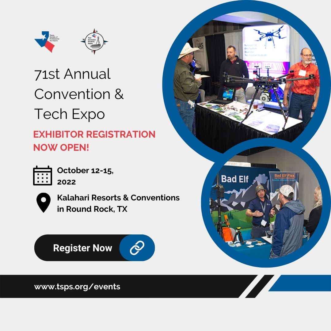 Exhibitor registration for this year's 71st Annual Convention &amp; Tech Expo is NOW OPEN! 

Spots are filling up fast so don't wait to get your booth! Learn more and register at tsps.org/events/EventDe…