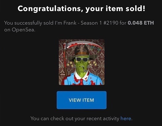 NFTBoomOfficial's tweet photo. A massive Frankie thank you. 💚💚💚. #imfrank #nft #nftsale #nftcollector #nftcommunity #corkhat #scythe #nftnews #trending #flockwallpaper
https://t.co/ggiRfwSweQ https://t.co/a8L9GI0cLX