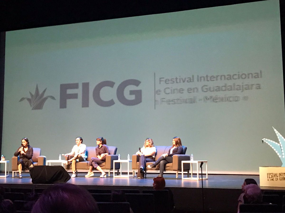 WTH_Agency's tweet photo. Anna Grajales (@annacgrajales) y Paola Mazlum (@paolamazlum) ya como parte del Panel de Mujeres Guionistas, seleccionadas del Programa #AccessLab.
¡Gracias por el espacio, @FICGoficial! https://t.co/uLPo9UcENo