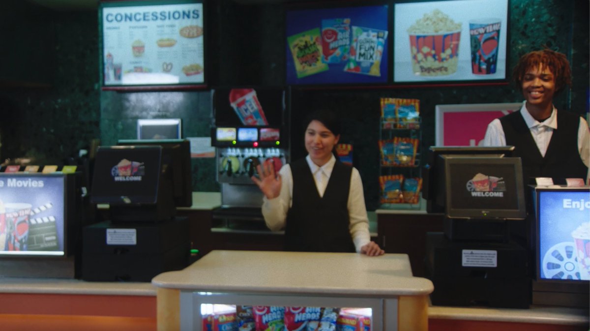 cinema_united's tweet photo. So many choices at the concession
stand!
We love the way this spot highlights
one of the country’s favorite movie
traditions. Popcorn! Candy! Soda!
https://t.co/l6O0TvaNgt
#YoungFilmmakerProgram
#concessions #moviesnacks
@CinemaCon
@SVAnews
@SVAnycalumni https://t.co/aXmlnqurnO