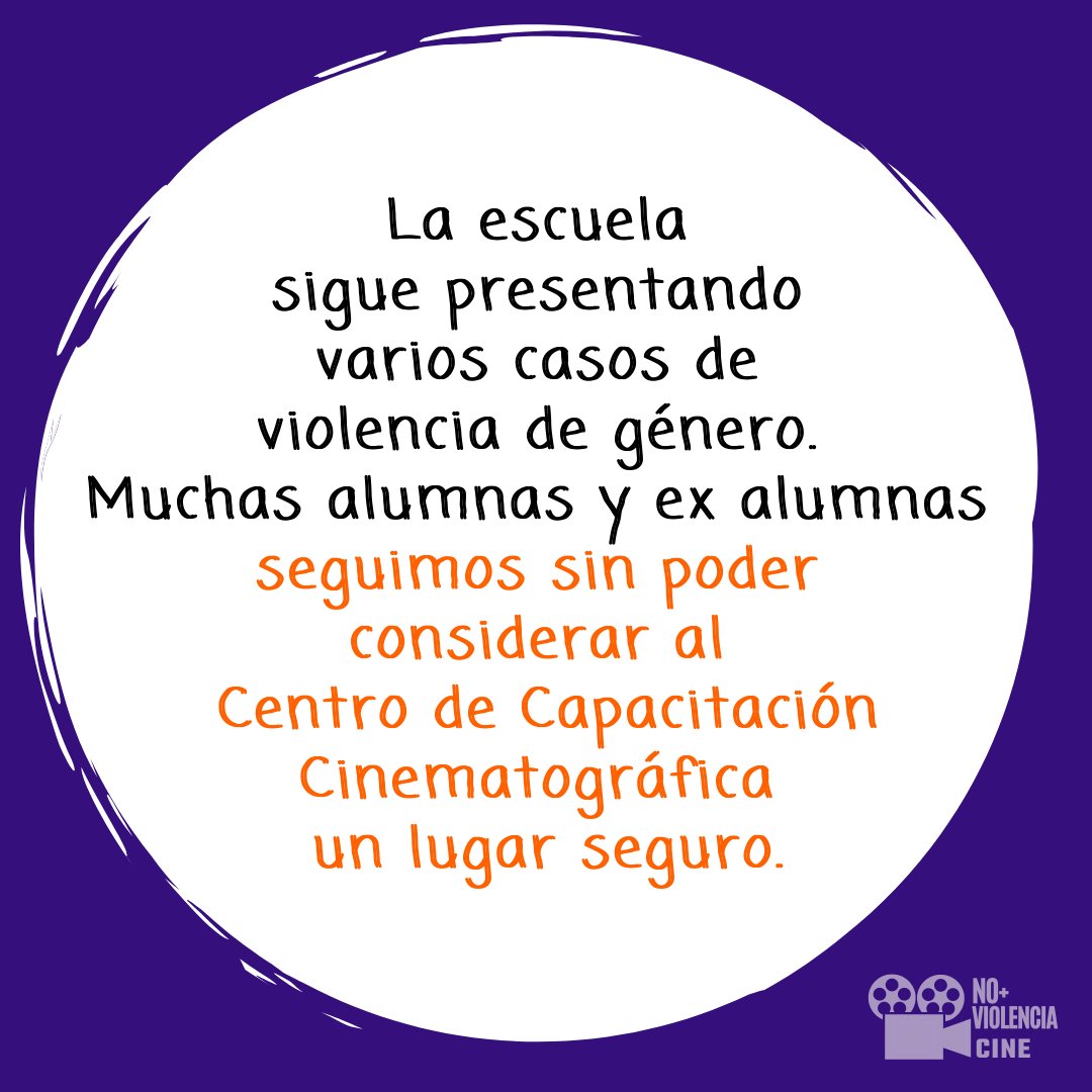 CineViolencia's tweet photo. Exigimos un @CCCMexico libre de violencia.

#NoMásViolenciaCine

@alefrausto 
@cultura_mx 
@imcine https://t.co/vKYWERvpLF
