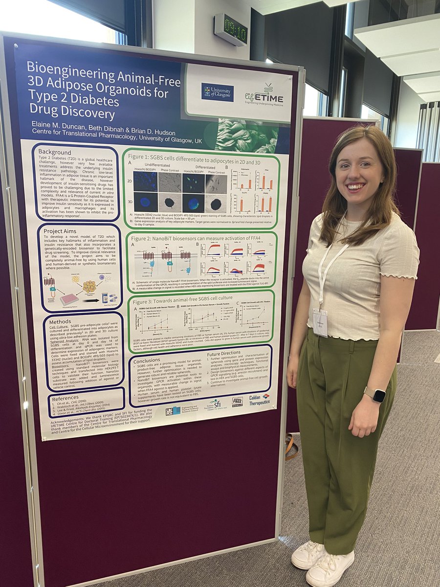 ElaineDoesBio's tweet image. And that’s a wrap on #TCESxCDTs 2022!

I’ve had so much fun chatting to scientists from all over the country and presenting the first poster of my PhD✌🏻