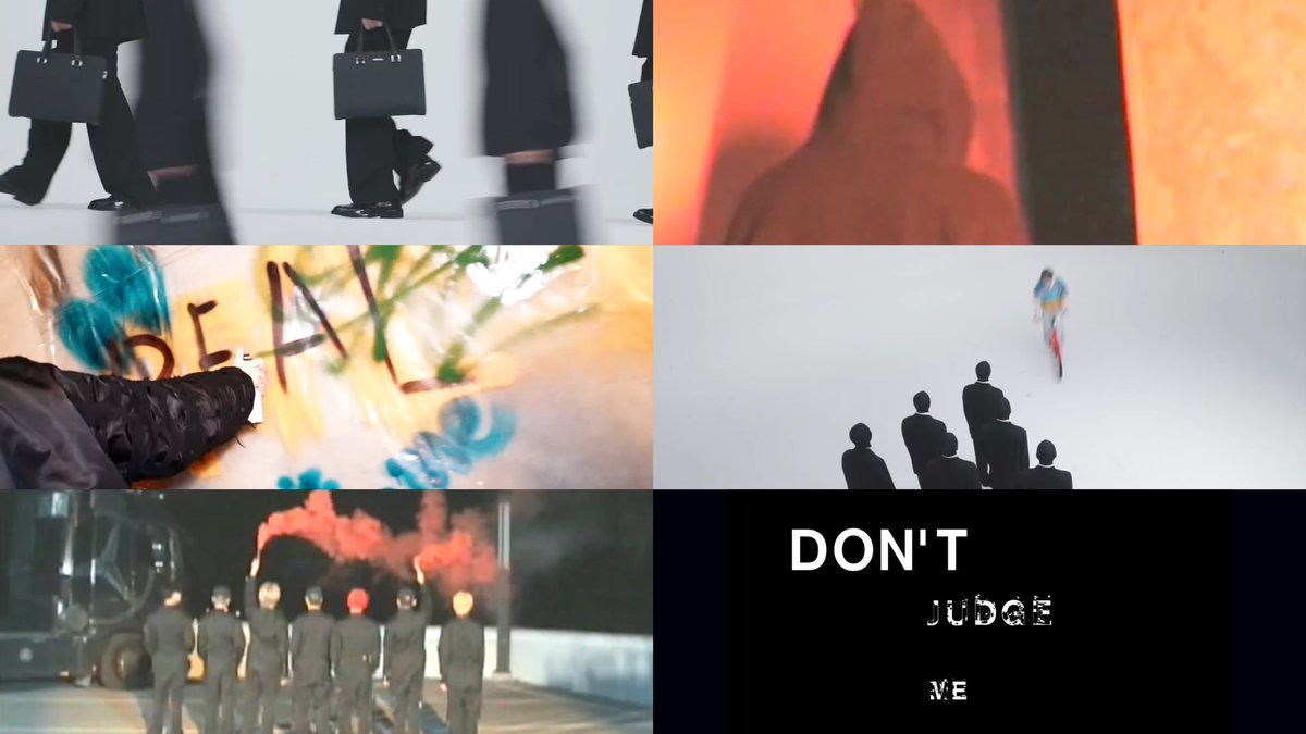 BookishT_S's tweet photo. The concept spoiler of #MANIFESTO_DAY1 def looks like ENHYPEN are rebelling against the social norm and bringing their own color and individuality in a grey world. It’s them declaring that they are real and won’t be judged for who they are 👀🎤🎨 #ENHYPEN https://t.co/2yOz4Lflou