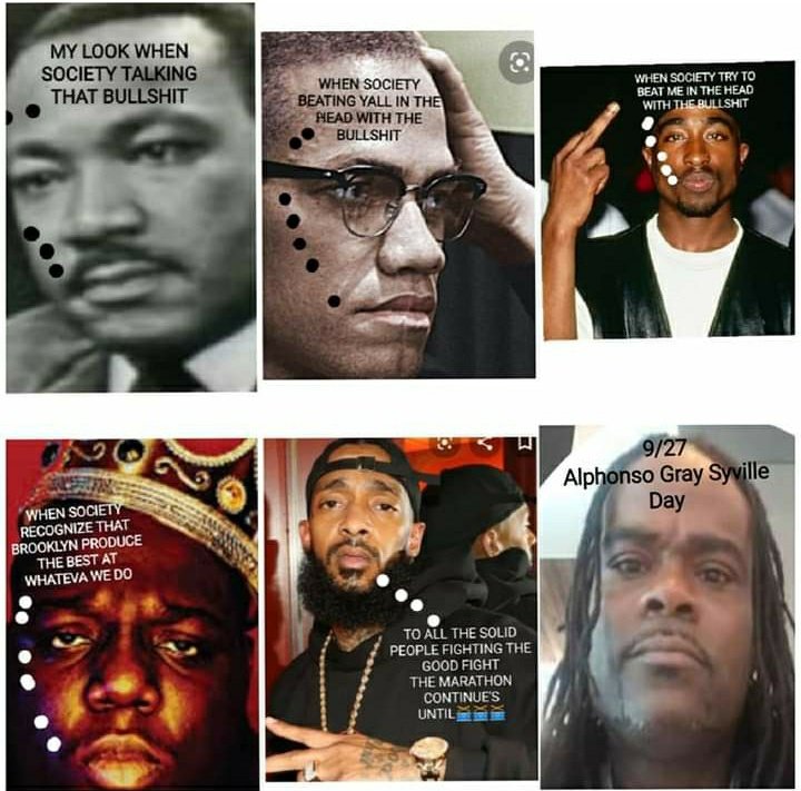 SyvilleAlphonso's tweet photo. But, its all GOOD..
I am a Chess player and im GOOD at this CHESS GAME OF LIFE as you can Tell..
AND, I KEEP MY EYE'S AND HEART ON MY OFFICIAL BLACK LEADER'S/KINGS..RIP 2 ALL..
#DRMARTINLUTHERKINGJR
#MalcolmX
#biggiesmalls
#tupac
#Nipseyhussle
#RIPALL https://t.co/Lfs9NeLAzM