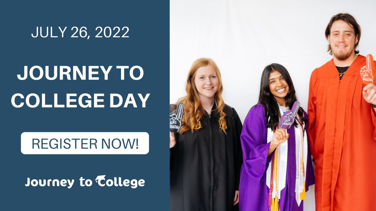 MODHEWD's tweet photo. The 7th Annual Journey to College Day will be July 26 in Jefferson City. This event is for counselors, college access organizations and financial aid professionals. Learn more & register today! https://t.co/t9i248qc0b
#profdevelopment #J2C https://t.co/llPNw1frJW