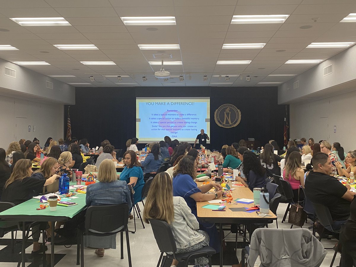 NISDCounseling's tweet photo. Origami and self care - who knew?  Thank you @D_AlvarezEISD #summerinstitute @NISDWholeChild @NISD https://t.co/Refw4EfOKs