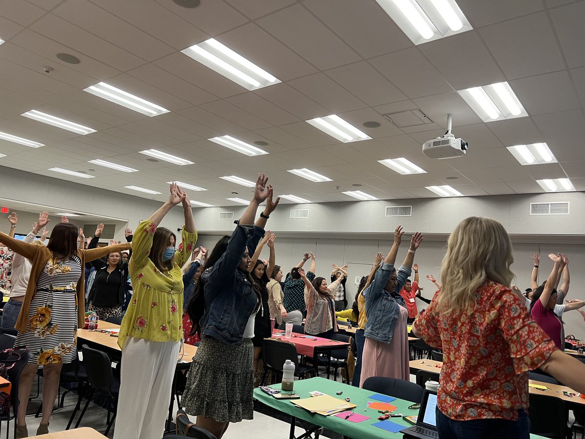 NISDCounseling's tweet photo. Origami and self care - who knew?  Thank you @D_AlvarezEISD #summerinstitute @NISDWholeChild @NISD https://t.co/Refw4EfOKs