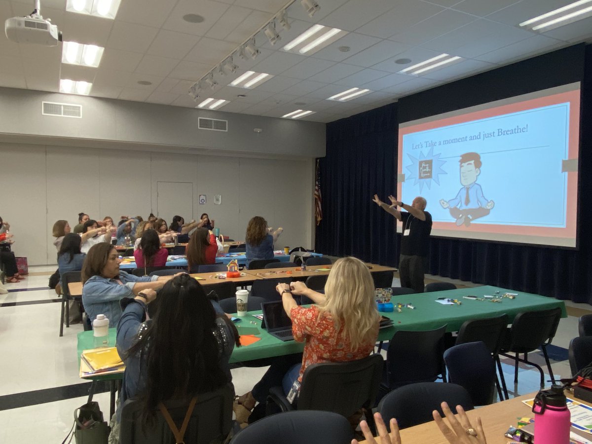 NISDCounseling's tweet photo. Origami and self care - who knew?  Thank you @D_AlvarezEISD #summerinstitute @NISDWholeChild @NISD https://t.co/Refw4EfOKs