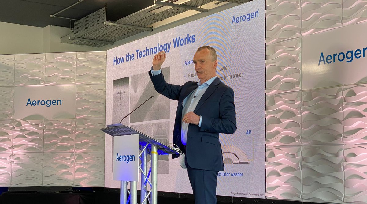 Aerogen's tweet photo. A great morning at our headquarters in Galway with over 100 @Entirl delegates. Thank you to everyone who came - we hope you enjoyed it! https://t.co/mZrAcAivbl