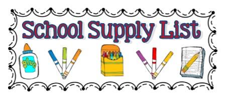 HCShazelwoodes's tweet photo. School Supply List - https://t.co/zAMOqG3ZFC https://t.co/w1Y4et7mS2
