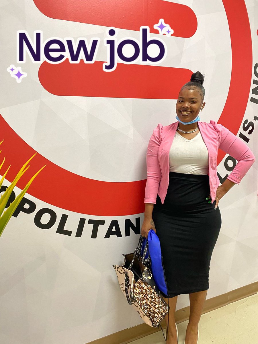 BJCCareers's tweet photo. That ✨“Just got the job” feeling ✨ 

Welcome to the team, Iesha! 👏🏻 

Catch us at our hiring event @ulstl at 1408 N Kingshighway 63113.

#stljobs #BJCCareers #hiring #

@HRGirl0730 https://t.co/HF4oWYDMw5