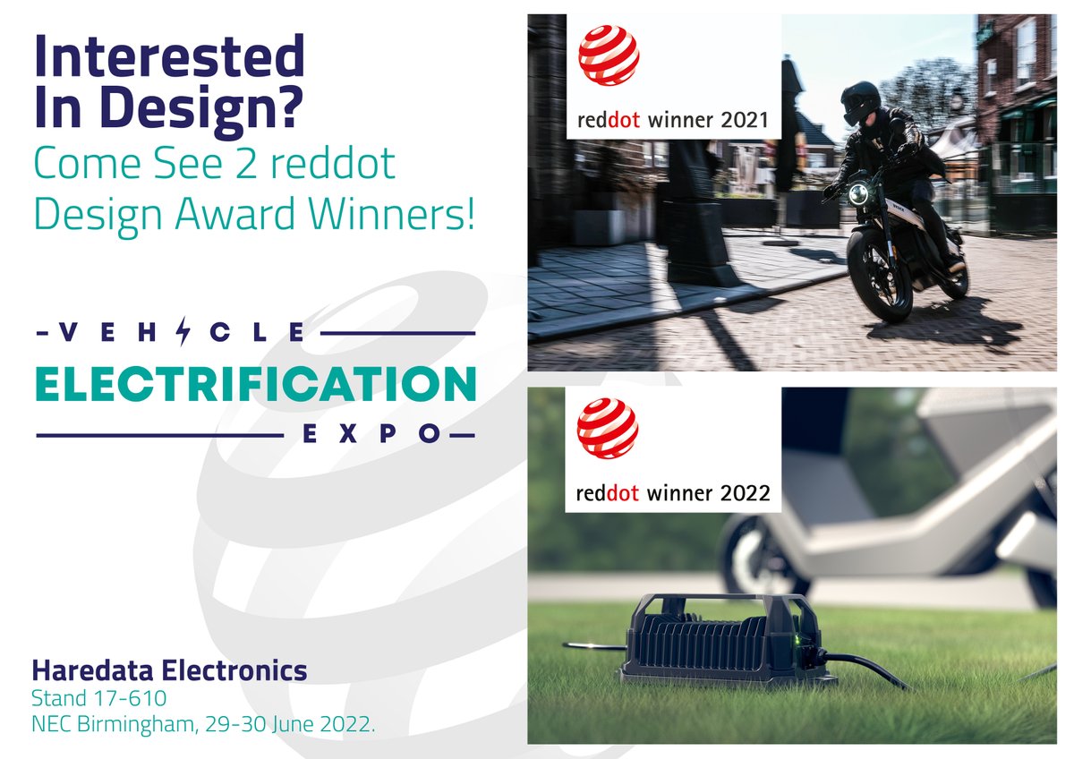 Are you Interested In Design? 
We will be showcasing not 1, but 2 reddot Design Award Winners!

1. The Brekr Electric Moped
2. FRIWO LEV500 Battery Charger

#brekr #electricvehicles #electricbike #electricmobility #reddotdesignaward #emobility #chargingtechnology #electricvehicle