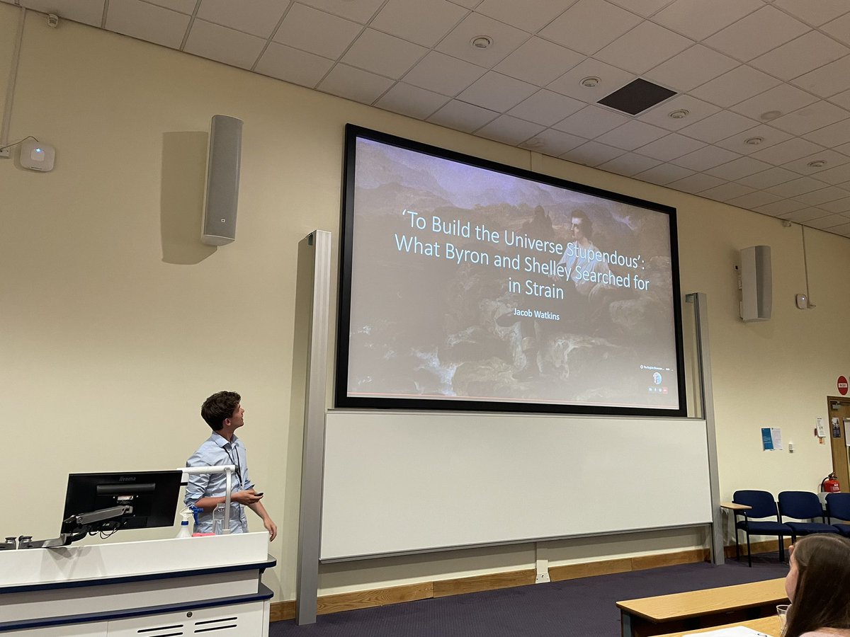 EnglishShowcase's tweet photo. Our final panel of the day features literary research and finishing off with an original poem: “Disappointment to my Parents”. 

#EnglishShowcase22 #ShowOff22 @UoNEnglish https://t.co/6WITOBr3YZ