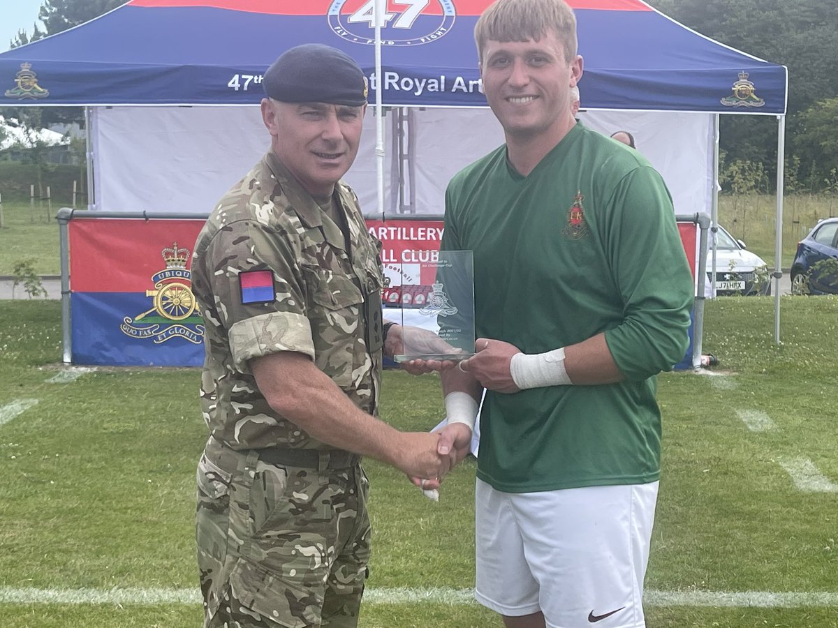 GunnersRAFC's tweet photo. FT 3-1 to @Airbornegunners 
MOM goes to Gnr Henderson @3RHA https://t.co/sCewBPM4y3