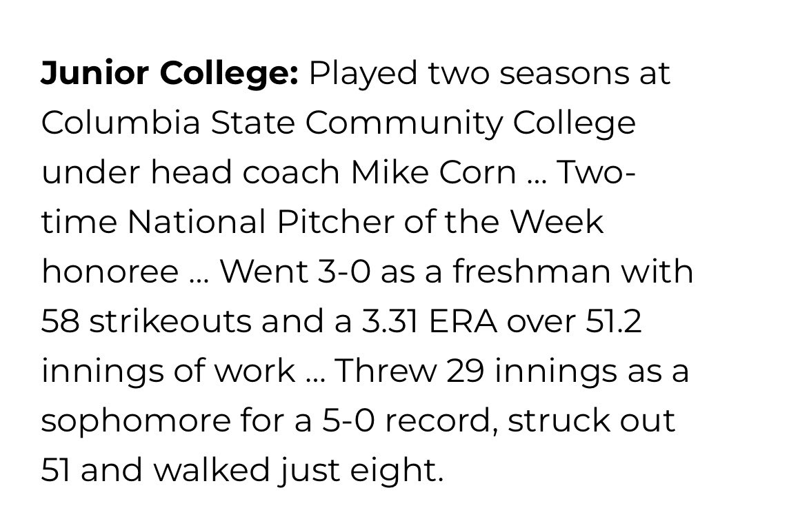TSNSports's tweet photo. CONGRATS to @bjjohnson34 of #OleMiss and big time @CHARGERS1451 pitcher on making the #CWSOmaha!!! We wish you the best! Have a great series! #CStateFamily #TSNSports https://t.co/tRWF2xl6MH