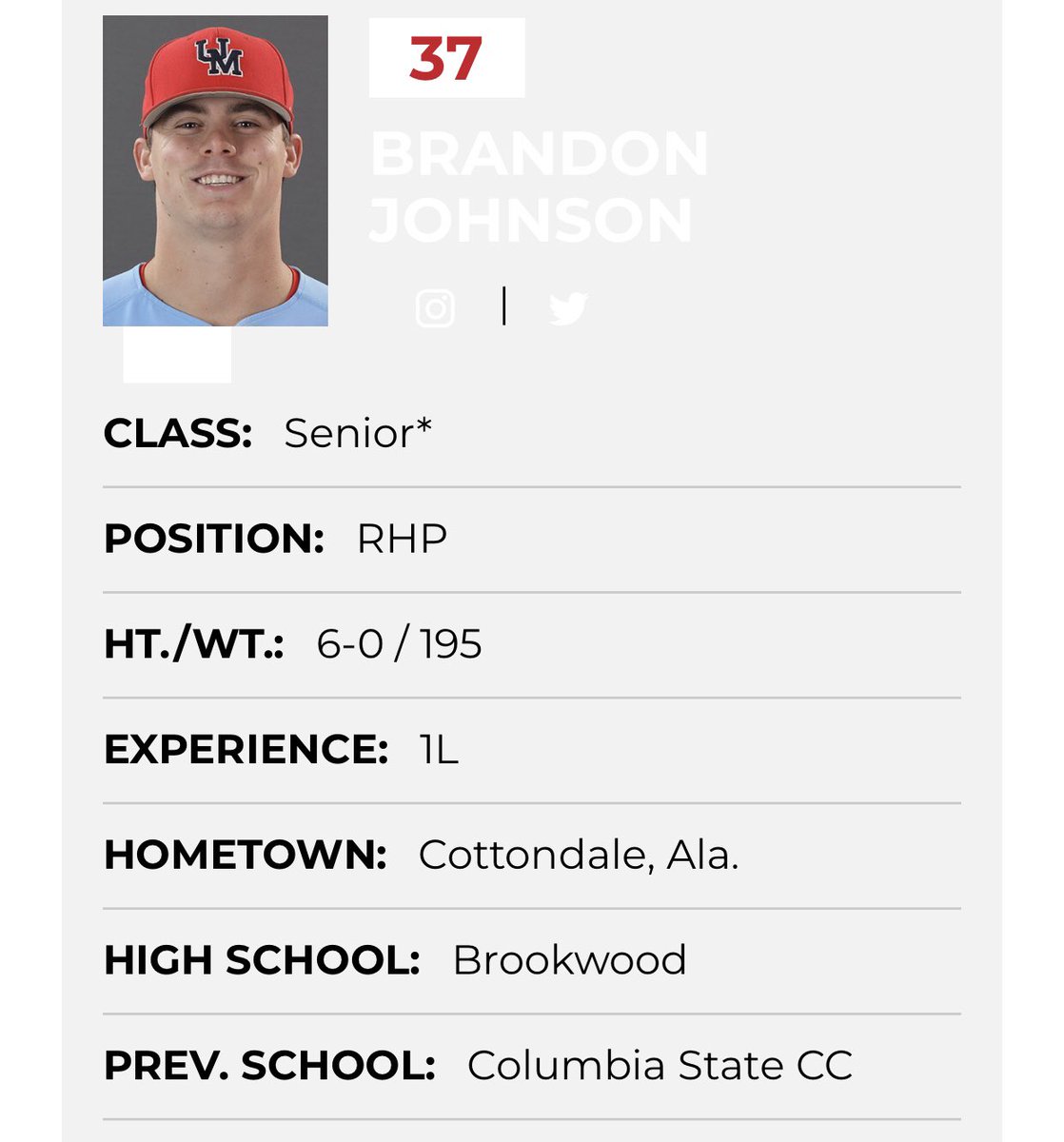 TSNSports's tweet photo. CONGRATS to @bjjohnson34 of #OleMiss and big time @CHARGERS1451 pitcher on making the #CWSOmaha!!! We wish you the best! Have a great series! #CStateFamily #TSNSports https://t.co/tRWF2xl6MH